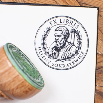 Ex Libris Sokrates – stempel filozoficzny do książek