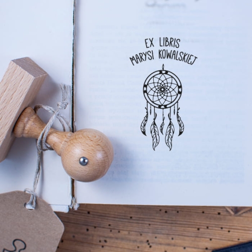 pieczątka łapacz snów