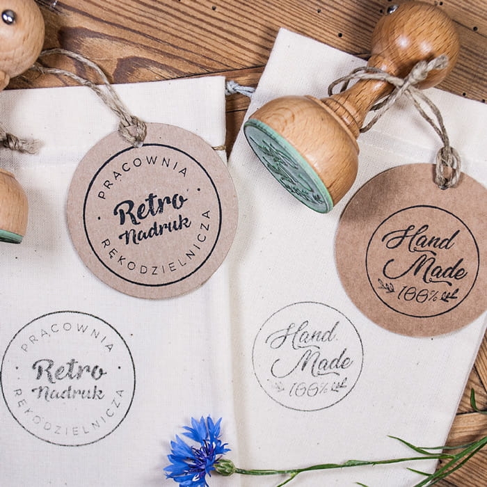 zestaw stempli firmowych