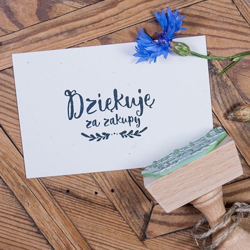 pieczątka dziękuję
