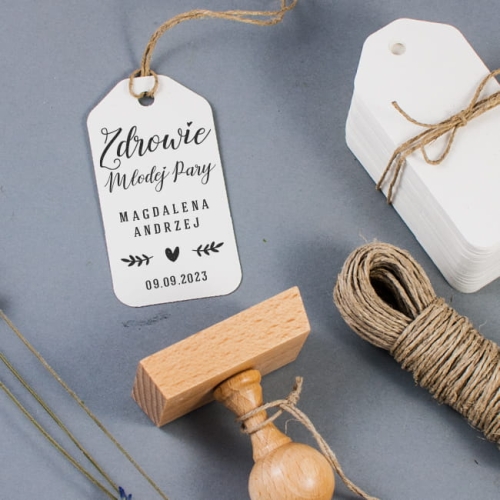 stemple do zawieszek ślubnych