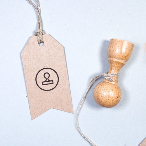 mała pieczątka z logo 20mm