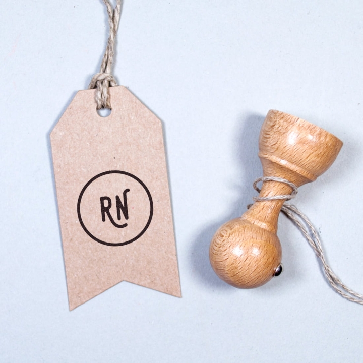 Okrągły stempel firmowy 25mm