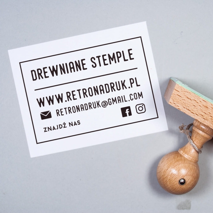 duża pieczątka firmowa