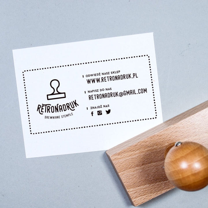 duża pieczątka z logo