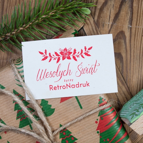 Pieczątka świąteczna do etykiet