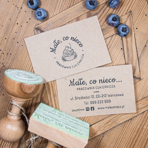 pieczątki firmowe dla cukiernika
