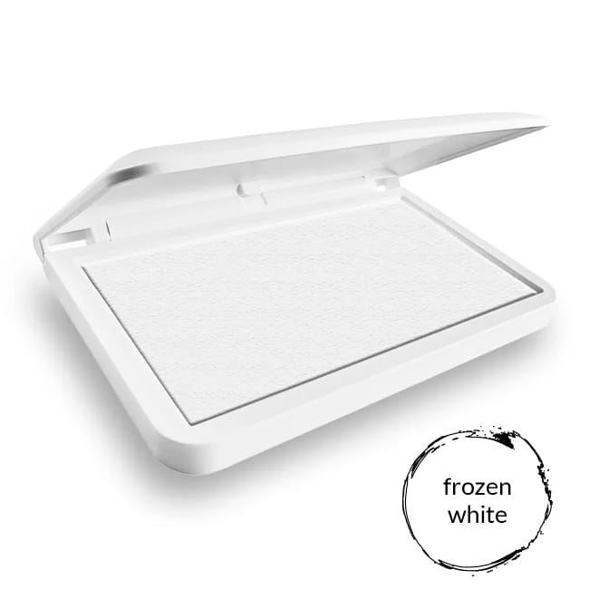 biały tusz do pieczątek ręcznych