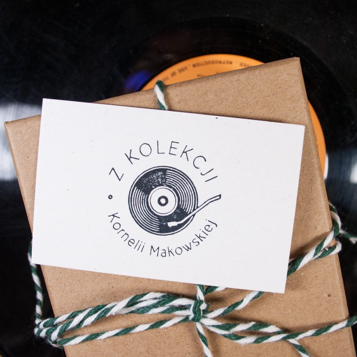 ex libris z płytą winylową