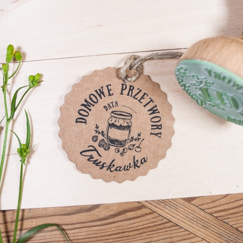 stempel słoik z konfiturami