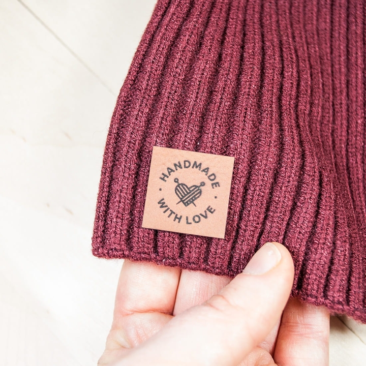 metka z ekoskóry 25x25