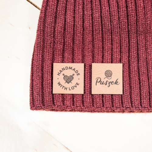 metki ekoskóra 25x25 mm