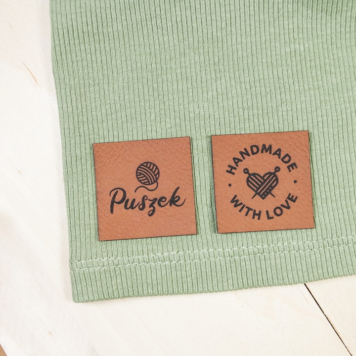 naszywka skórzana - metka