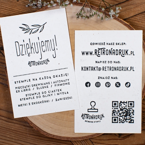 stemple do tworzenia wizytówek