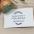 Stempel "Dziękujemy za zaufanie" personalizowany nazwą firmy
