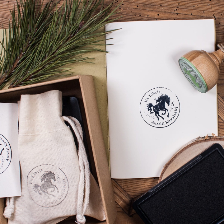 Ex Libris, koń - zestaw na prezent