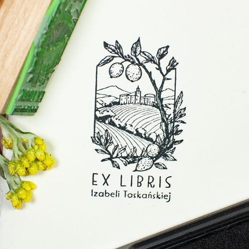 EXLIBRIS na prezent, włoska Toskania