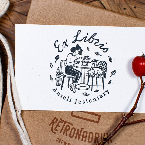 Ex Libris z Motywem Jesieniary w Zestawie Prezentowym