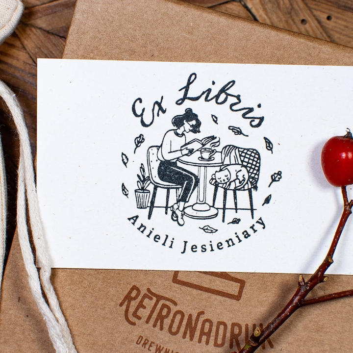 Ex Libris z Motywem Jesieniary w Zestawie Prezentowym