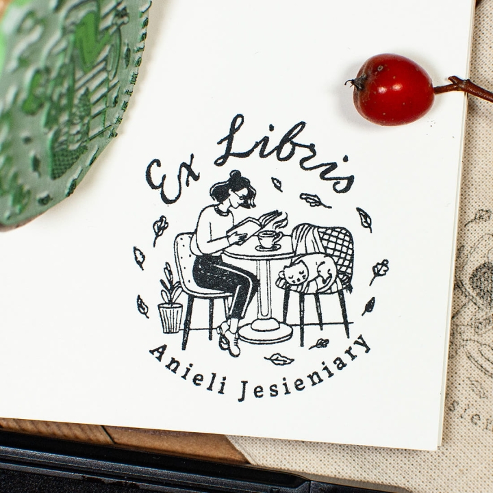 Pieczątka do książek - Ex Libris Jesieniara