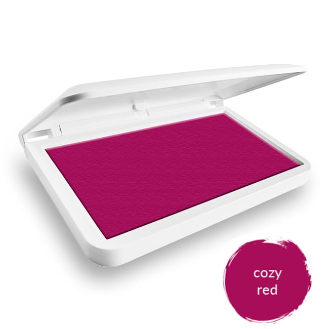 Poduszka do stempli nasączona tuszem w kolorze fuksja