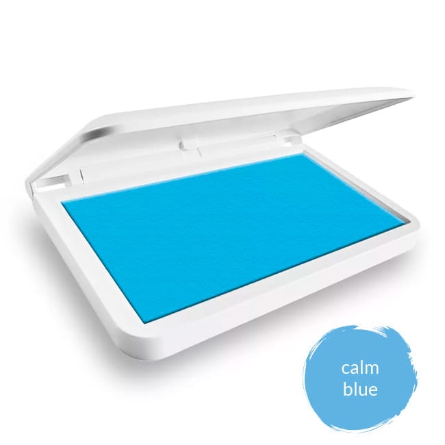 tusz błękitny do stempli drewnianych