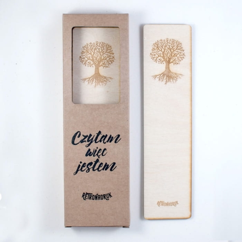 Zakładka do książek z motywem drzewa