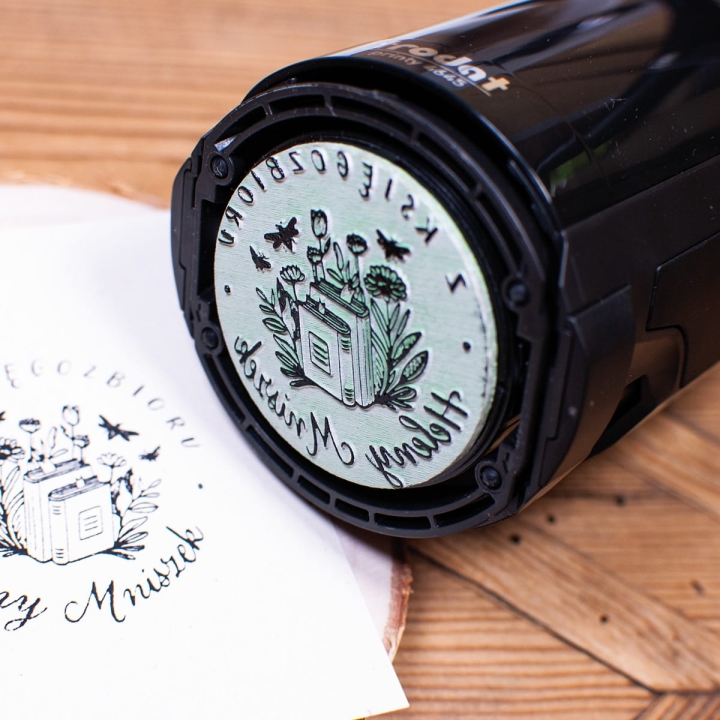 Personalizowany ex libris - pieczątka do książek w wersji automatycznej