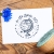 stempel exlibris z globusem