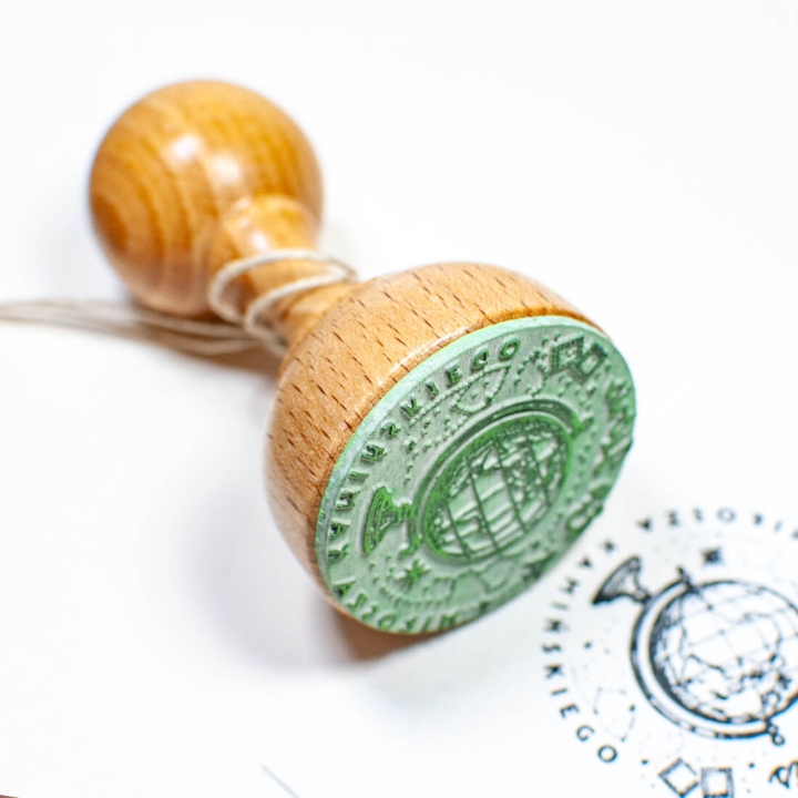 Ex Libris zestaw retro globus