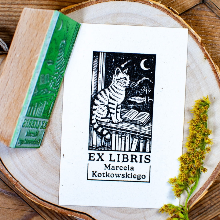 Stempel Ex Libris kot 30x60