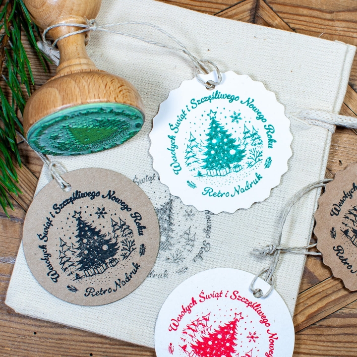 Firmowa pieczatka swiateczna