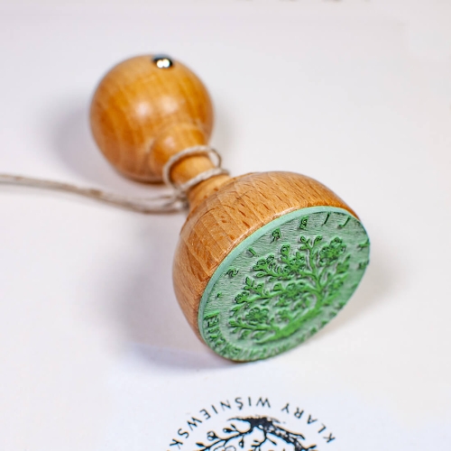 stempel ex libris z wiśnią