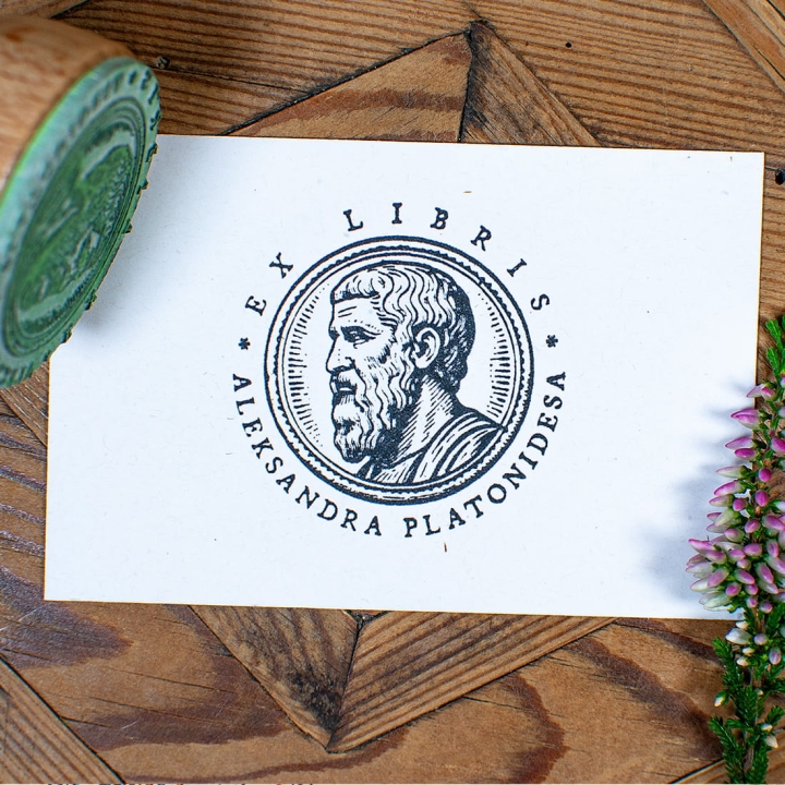 stempel filozof platon