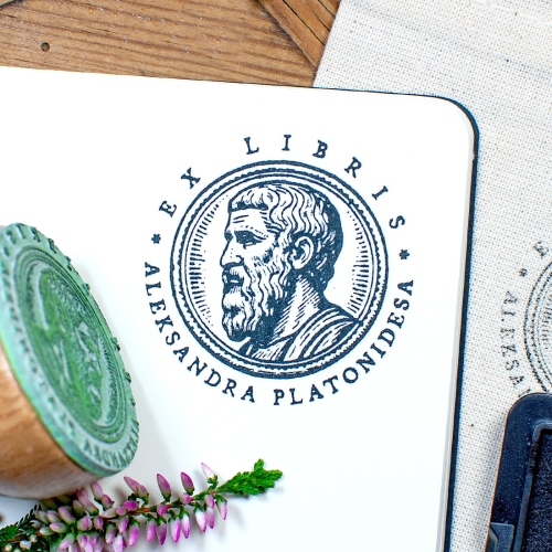 pieczątka platon retro