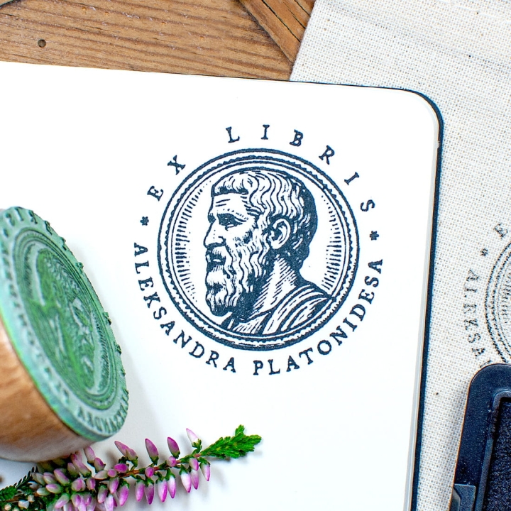 pieczątka platon retro