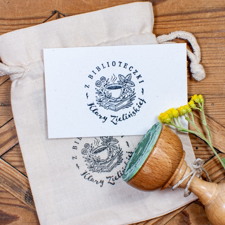 ex libris, kawa, herbata, ziola