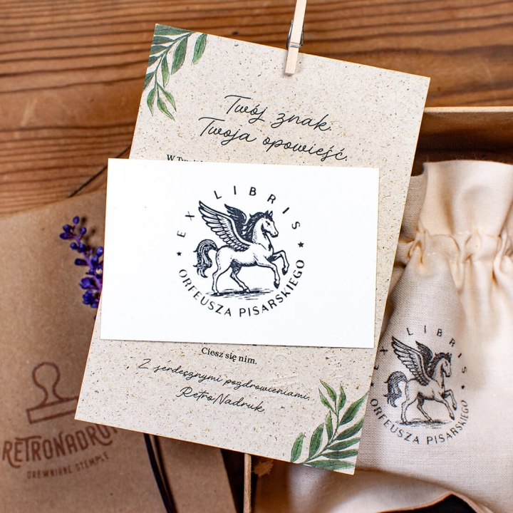 zestaw exlibris pegaz