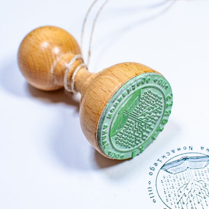 Stempel Ex Libris programisty – personalizowana pieczątka w stylu retro