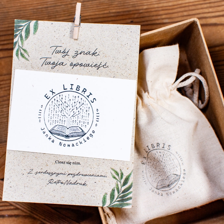Personalizowany zestaw Ex Libris dla programisty