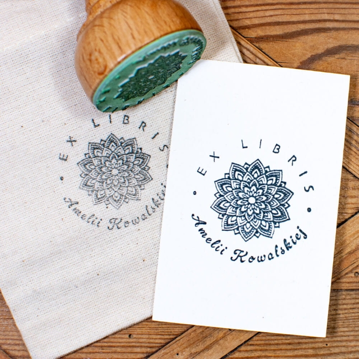 Mandala - stempel ex libris
