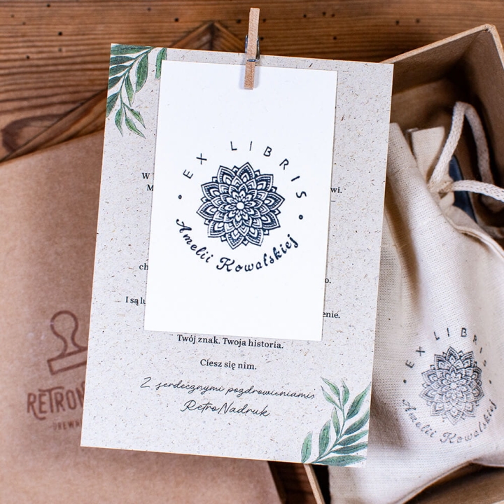 Exlibris na prezent - mandala