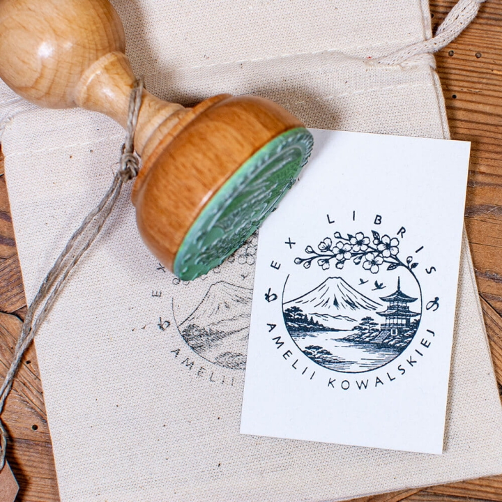 Ex libris Japonia - stempel do znakowania książek