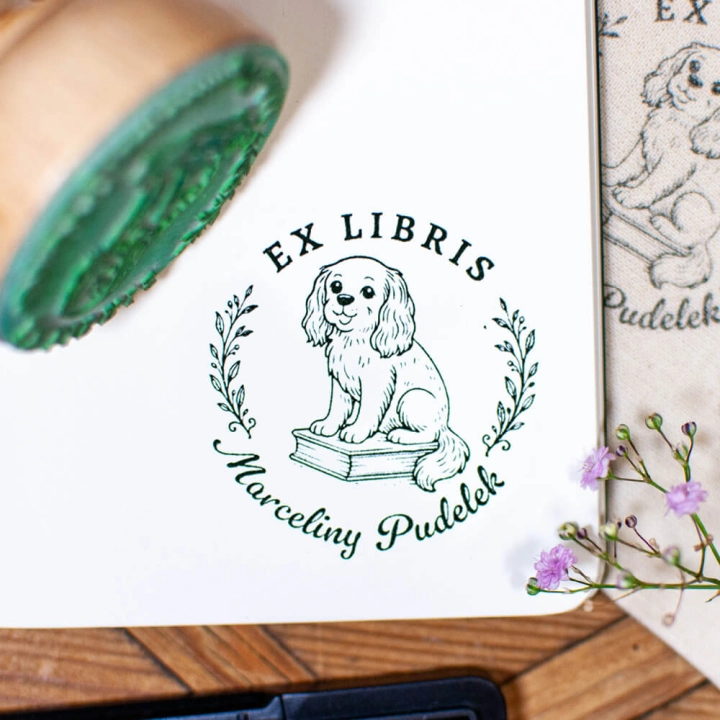 Personalizowany zestaw Ex Libris z pudelkiem