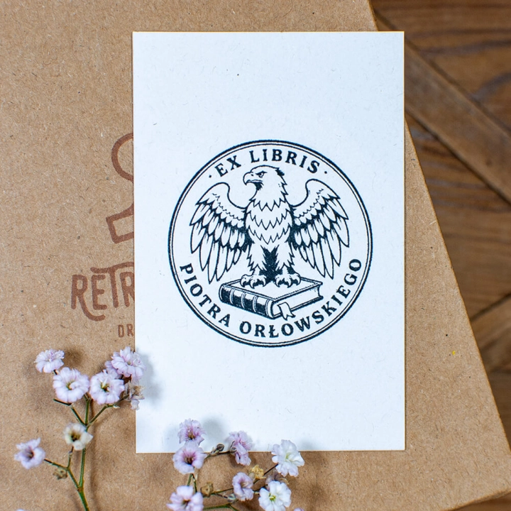 Ex Libris Orzeł - personalizowany zestaw prezentowy