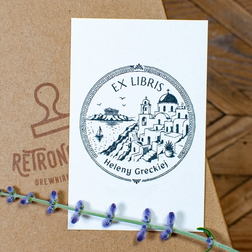 Ex Libris Pieczątka Grecja – zestaw prezentowy