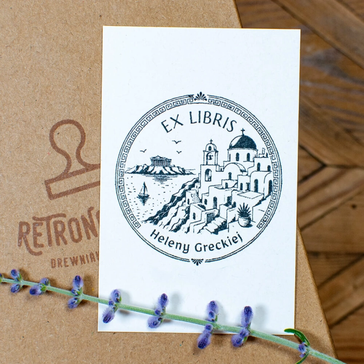 Ex Libris Pieczątka Grecja – zestaw prezentowy