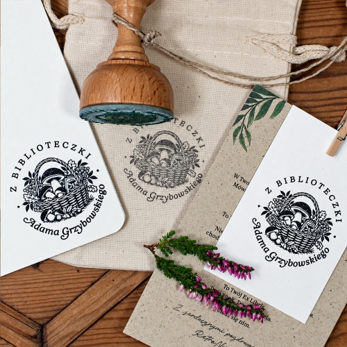 Exlibris z grzybami – prezent dla grzybiarza