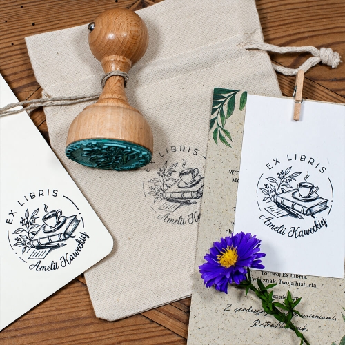Exlibris z espresso – prezent dla kawosza