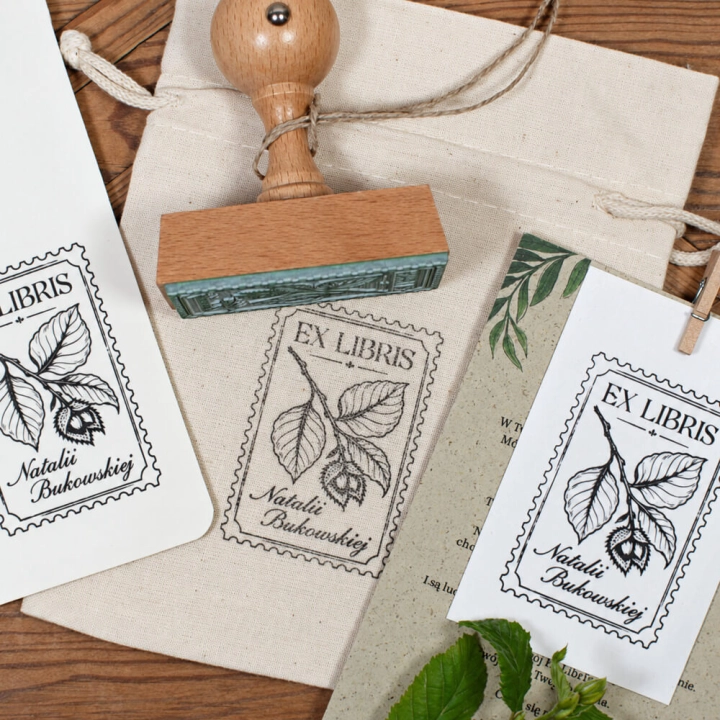 Ex Libris Gałązka buku – prezent dla czytelnika